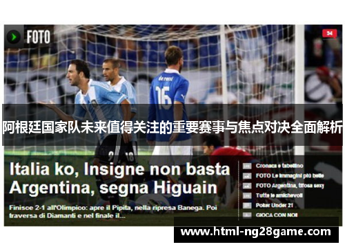 阿根廷国家队未来值得关注的重要赛事与焦点对决全面解析