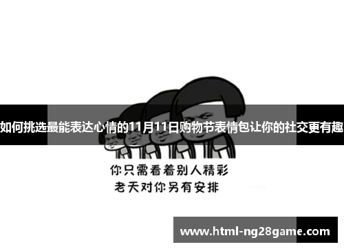 如何挑选最能表达心情的11月11日购物节表情包让你的社交更有趣